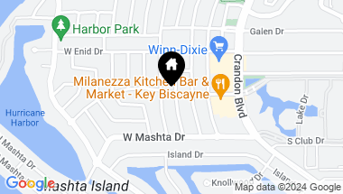 Map of 710 Woodcrest Rd, Key Biscayne FL, 33149