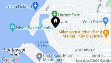 Map of 375 Harbor Ln, Key Biscayne FL, 33149
