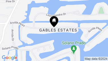 Map of 530 Arvida Pkwy, Coral Gables FL, 33156