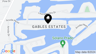 Map of 500 Arvida Pkwy, Coral Gables FL, 33156