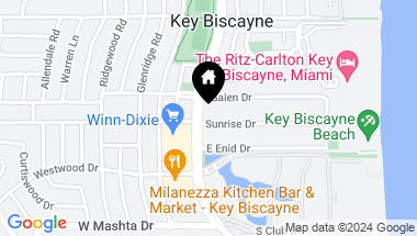 Map of 101 Sunrise Dr # 301, Key Biscayne FL, 33149
