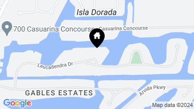 Map of 325 Leucadendra Dr, Coral Gables FL, 33156