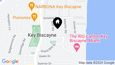 Map of 390 Pacific Rd, Key Biscayne FL, 33149
