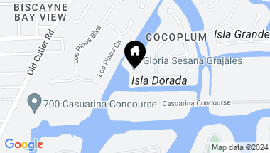 Map of 440 Costanera Rd, Coral Gables FL, 33143