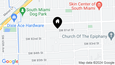Map of 8100 SW 60th Ave, South Miami FL, 33143