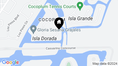 Map of 285 Costanera Rd, Coral Gables FL, 33143