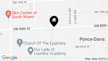 Map of 5286 SW 80 Street, Miami FL, 33143