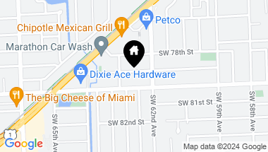 Map of 6230 SW 79th St, South Miami FL, 33143