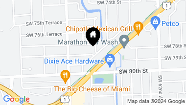 Map of 6501 SW 78th Ter, South Miami FL, 33143