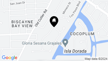 Map of 7801 Los Pinos Blvd, Coral Gables FL, 33143