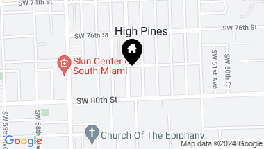 Map of 7815 SW 54th Ave, Miami FL, 33143