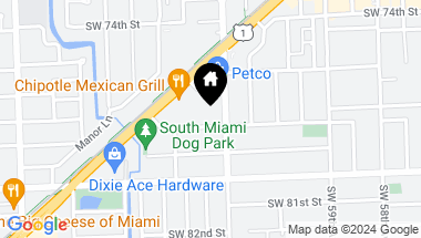 Map of 6225 SW 78 St # 1C, South Miami FL, 33143