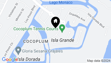 Map of 180 Isla Dorada Blvd, Coral Gables FL, 33143