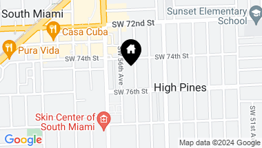 Map of 7500 SW 55th Ave, Miami FL, 33143