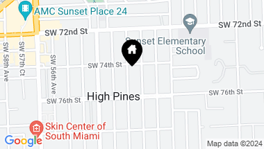Map of 7421 SW 53rd Ct, Miami FL, 33143