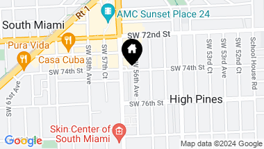 Map of 7411 SW 56th Ct, Miami FL, 33143