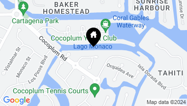 Map of 6960 Mira Flores Ave # 6960, Coral Gables FL, 33143