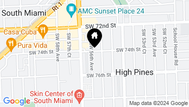 Map of 5550 SW 74th St, Miami FL, 33143