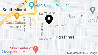 Map of 7401 SW 55th Ave, Miami FL, 33143