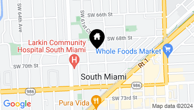 Map of 6001 SW 70th St # 552, South Miami FL, 33143