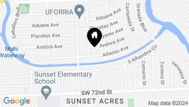 Map of 1043 Alfonso Ave, Coral Gables FL, 33146