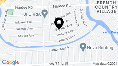 Map of 1019 Andora Ave, Coral Gables FL, 33146