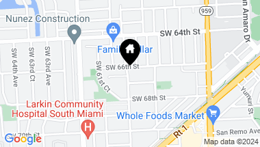 Map of 6647 SW 59th Pl # 201, South Miami FL, 33143