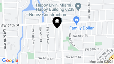 Map of 6501 SW 62nd Ct, South Miami FL, 33143