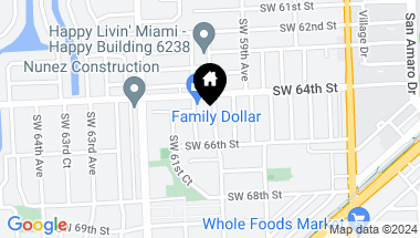 Map of 6510 SW 59th Pl, South Miami FL, 33143