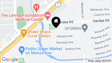 Map of 1222 Manati Ave, Coral Gables FL, 33146