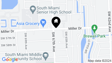 Map of 6650 Miller Dr # 19, South Miami FL, 33155