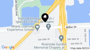 Map of 7823 Miller Dr # C206, Miami FL, 33155