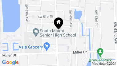 Map of 5321 SW 67th Ave, South Miami FL, 33155