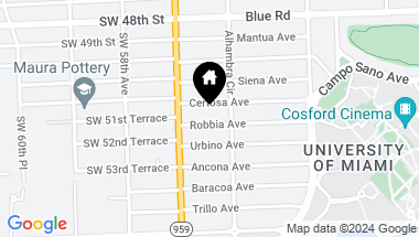 Map of 1519 Robbia Ave, Coral Gables FL, 33146