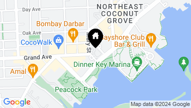 Map of 2843 S Bayshore Dr # 15A, Coconut Grove FL, 33133