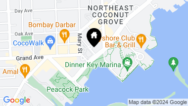 Map of 2821 S Bayshore Dr # 11C, Coconut Grove FL, 33133