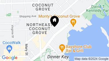 Map of 2645 S BayShore Drive # 1002, Coconut Grove FL, 33133