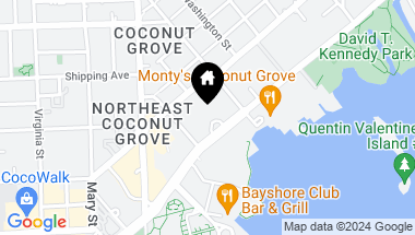 Map of 2627 S Bayshore Dr # 2403, Coconut Grove FL, 33133