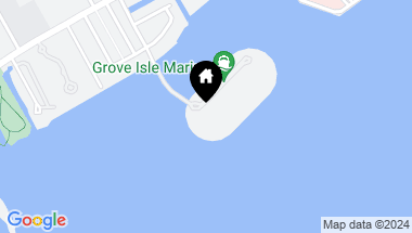 Map of 1 Grove Isle Drive # A908, Miami FL, 33133