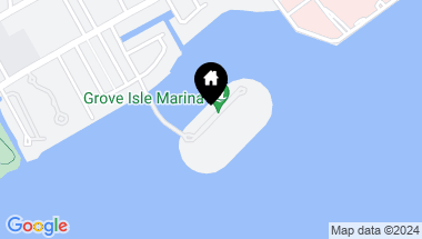Map of 1 Grove Isle Dr # A908, Miami FL, 33133