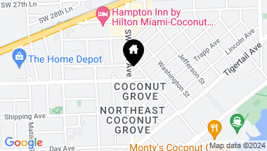 Map of 2694 INAGUA AV # 304, Coconut Grove FL, 33133