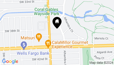 Map of 1539 Plasentia Ave, Coral Gables FL, 33134