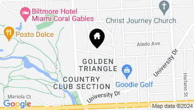 Map of 932 Escobar Ave, Coral Gables FL, 33134