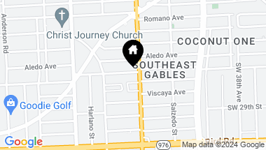Map of 400 CADIMA AVE # 0, Coral Gables FL, 33134