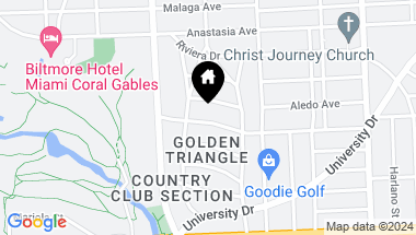 Map of 923 Escobar Ave, Coral Gables FL, 33134