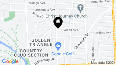 Map of 750 Aledo Ave, Coral Gables FL, 33134