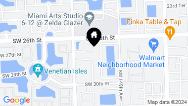 Map of 15020 SW 27th St, Miami FL, 33185