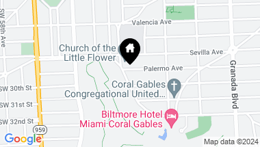 Map of 1253 Anastasia Ave, Coral Gables FL, 33134