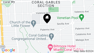 Map of 2806 Columbus Boulevard, Coral Gables FL, 33134