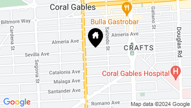 Map of 355 Palermo Ave, Coral Gables FL, 33134